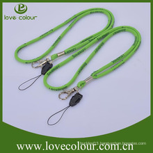 Fashion lanyard custom woven lanyard with phone string